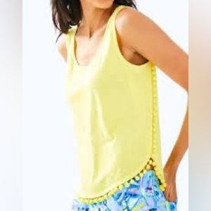 EUC Lilly Pulitzer Pom tank